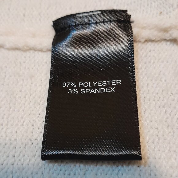 Tahari Fair Isle Nordic Mockneck Ivory & Blue Sweater Women's Small - NWOT - Picture 12 of 12